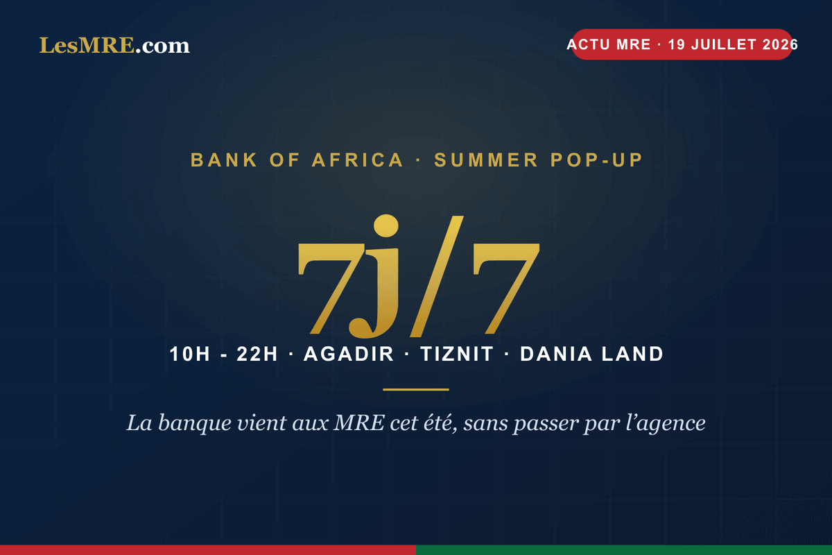 Summer Pop-Up : Bank of Africa vient aux MRE, 7j/7, sans passer par l'agence