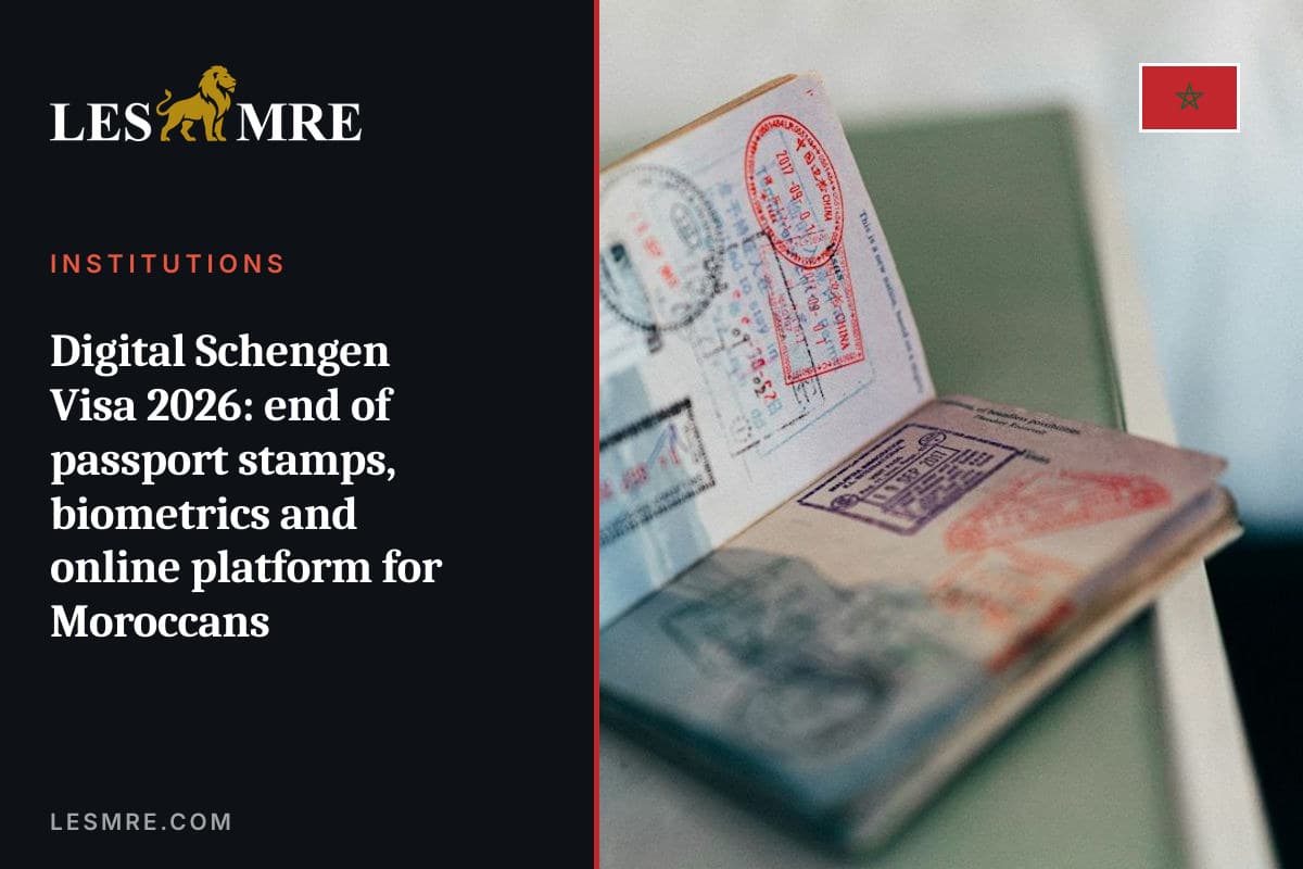 Visa Schengen numérique 2026 : fin des tampons, biométrie et plateforme en ligne pour les Marocains