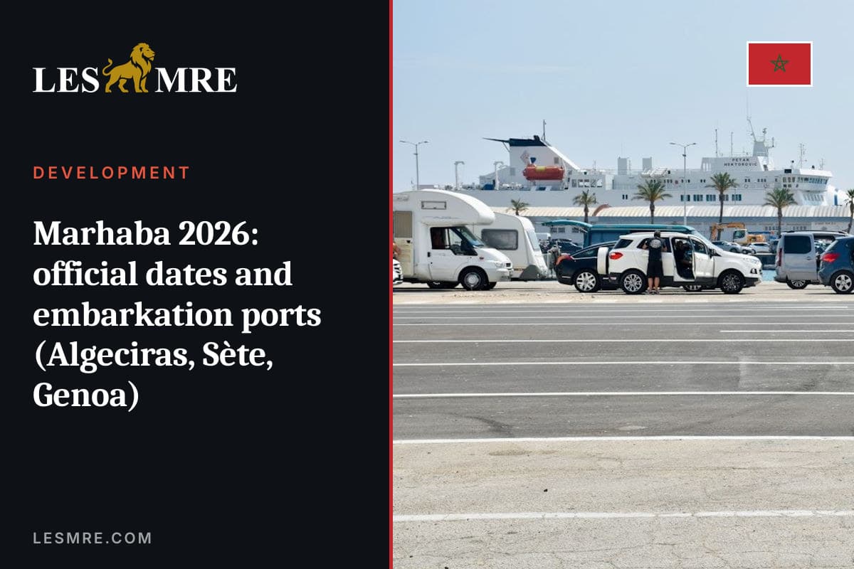 Marhaba 2026 : dates et ports d'embarquement officiels (Algésiras, Sète, Gênes)