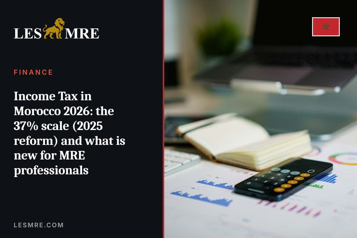 IR au Maroc 2026 : barème à 37 % (réforme 2025) et nouveautés pour les cadres MRE