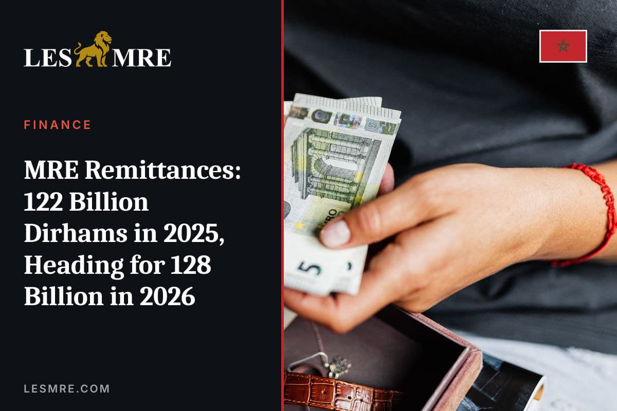 Transferts MRE : 122 milliards de dirhams en 2025, cap sur 128 milliards en 2026