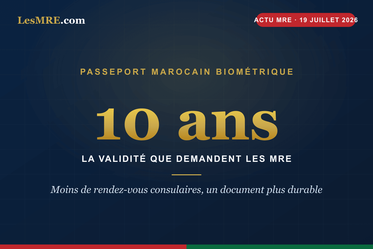 Passeport marocain : les MRE plaident pour une validité de 10 ans